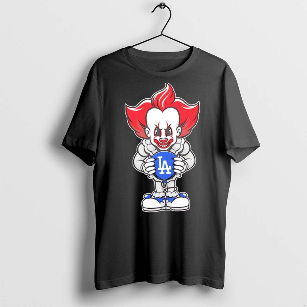 Premium Pennywise Los Angeles Dodgers Halloween - Adult & Kids T-Shirts, Sweatshirts & Hoodies apparel design preview 1