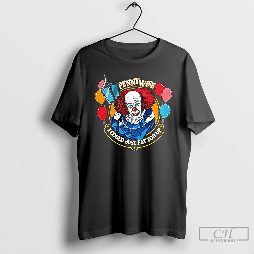 Premium Pennywise Clown It Character I Could Just Eat - Adult & Kids T-Shirts, Sweatshirts & Hoodies apparel design preview 1