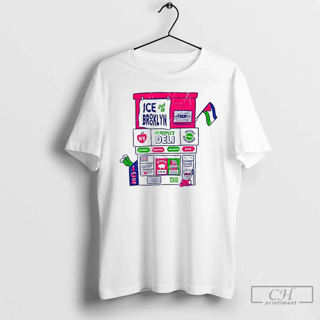 Premium Peoples Deli Ice Broklyn Out Of Brooklyn Meme - Adult & Kids T-Shirts, Sweatshirts & Hoodies apparel design preview 1