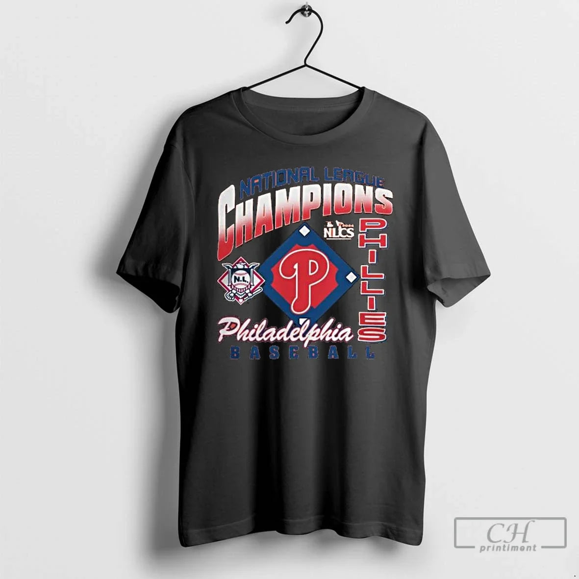 Premium Philadelphia Phillies 2025 Nlcs Champions Mlb - Adult & Kids T-Shirts, Sweatshirts & Hoodies apparel design preview 1