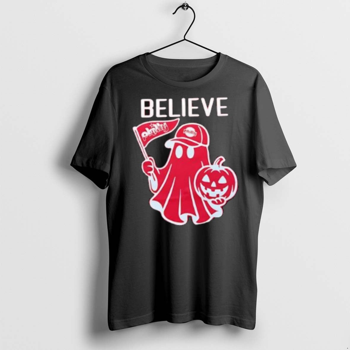 Premium Philadelphia Phillies Halloween Pumpkin - Adult & Kids T-Shirts, Sweatshirts & Hoodies apparel design preview 1