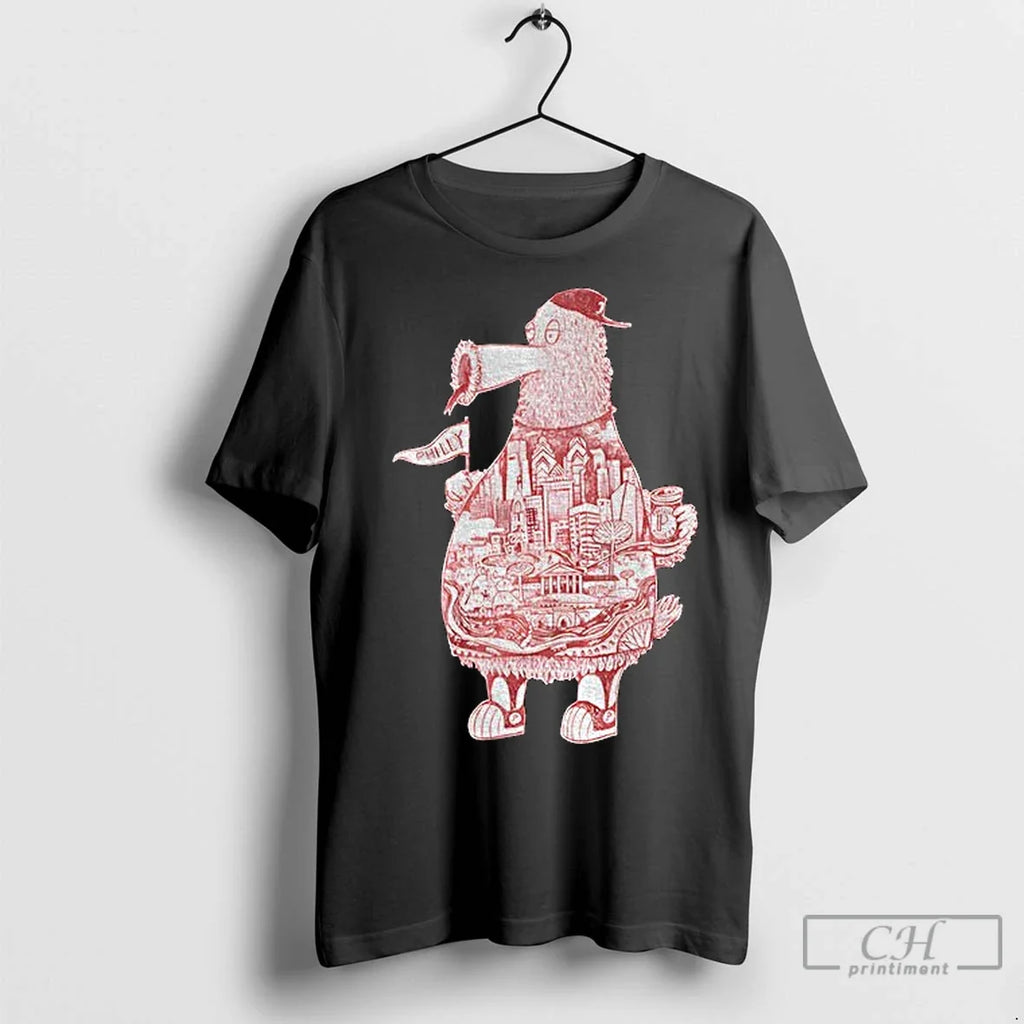 Premium Phillies Baseball Phanatic Skyline - Adult & Kids T-Shirts, Sweatshirts & Hoodies apparel design preview 1