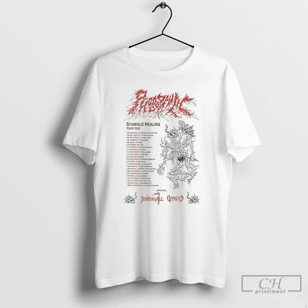 Premium Phobophilic Symbolic Healing Tour 2025 - Adult & Kids T-Shirts, Sweatshirts & Hoodies apparel design preview 1