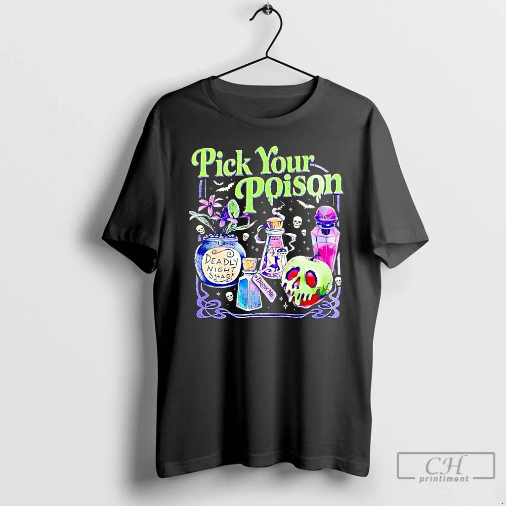 Premium Pick Your Poison Deadly Night Shade Halloween - Adult & Kids T-Shirts, Sweatshirts & Hoodies apparel design preview 1