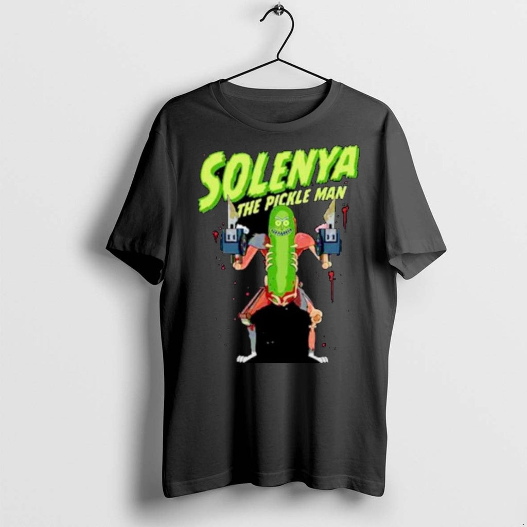 Premium Pickle Rick Solenya The Man Ornaments - Adult & Kids T-Shirts, Sweatshirts & Hoodies apparel design preview 1