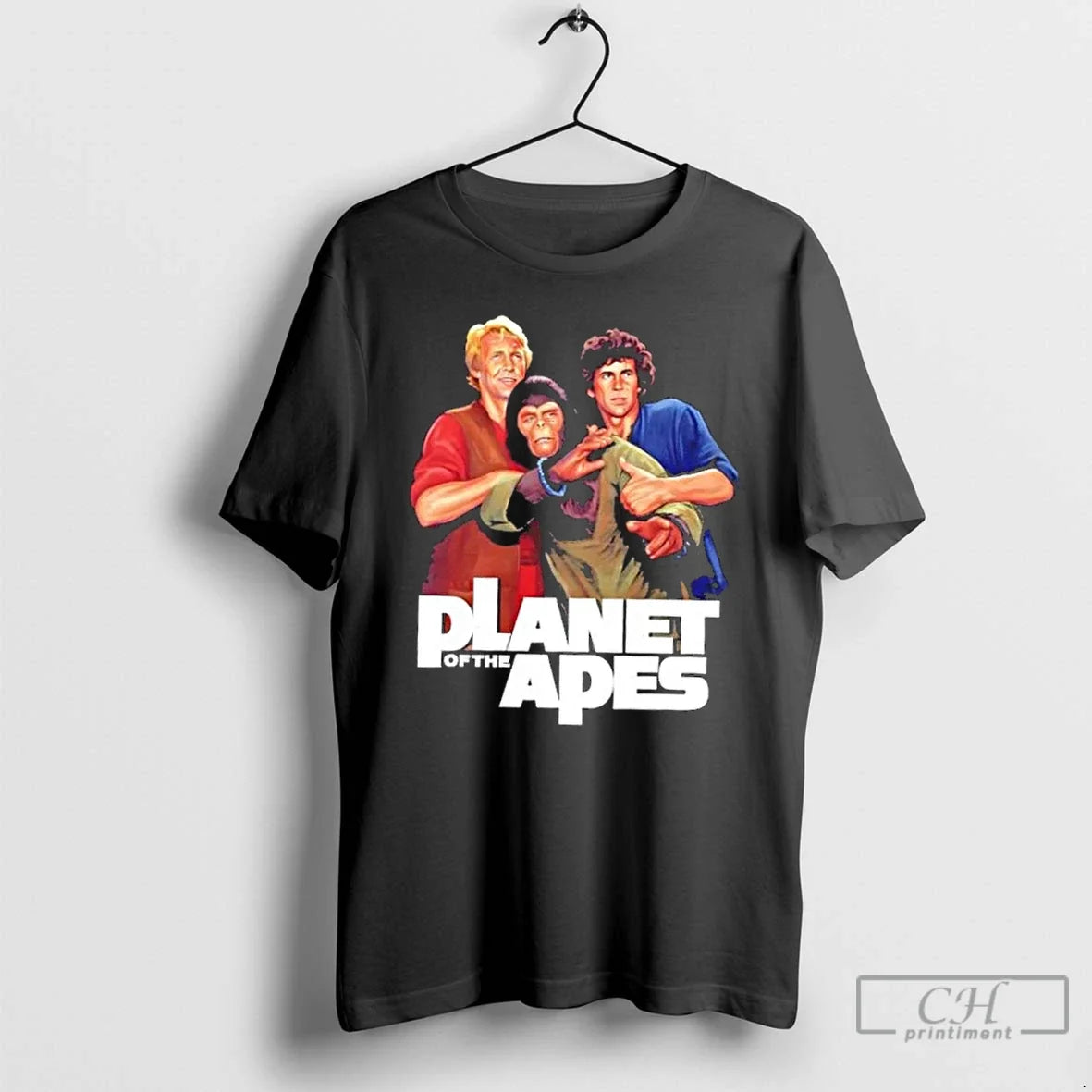 Premium Planet Of The Apes 1974 Vintage - Adult & Kids T-Shirts, Sweatshirts & Hoodies apparel design preview 1