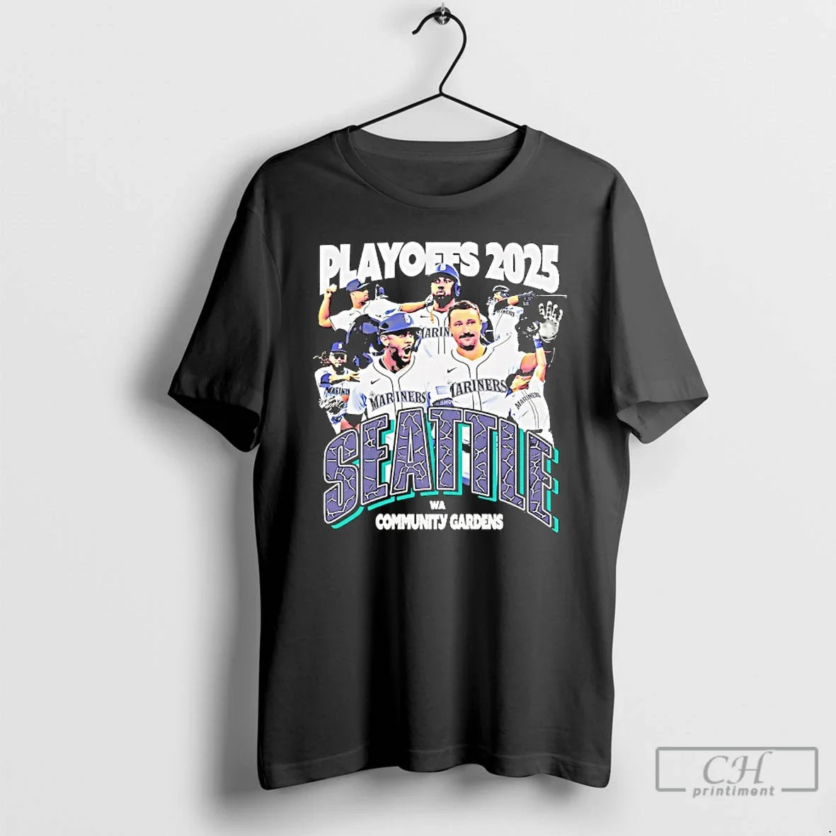 Premium Playoffs 2025 Seattle Mariners Wa Community - Adult & Kids T-Shirts, Sweatshirts & Hoodies apparel design preview 1