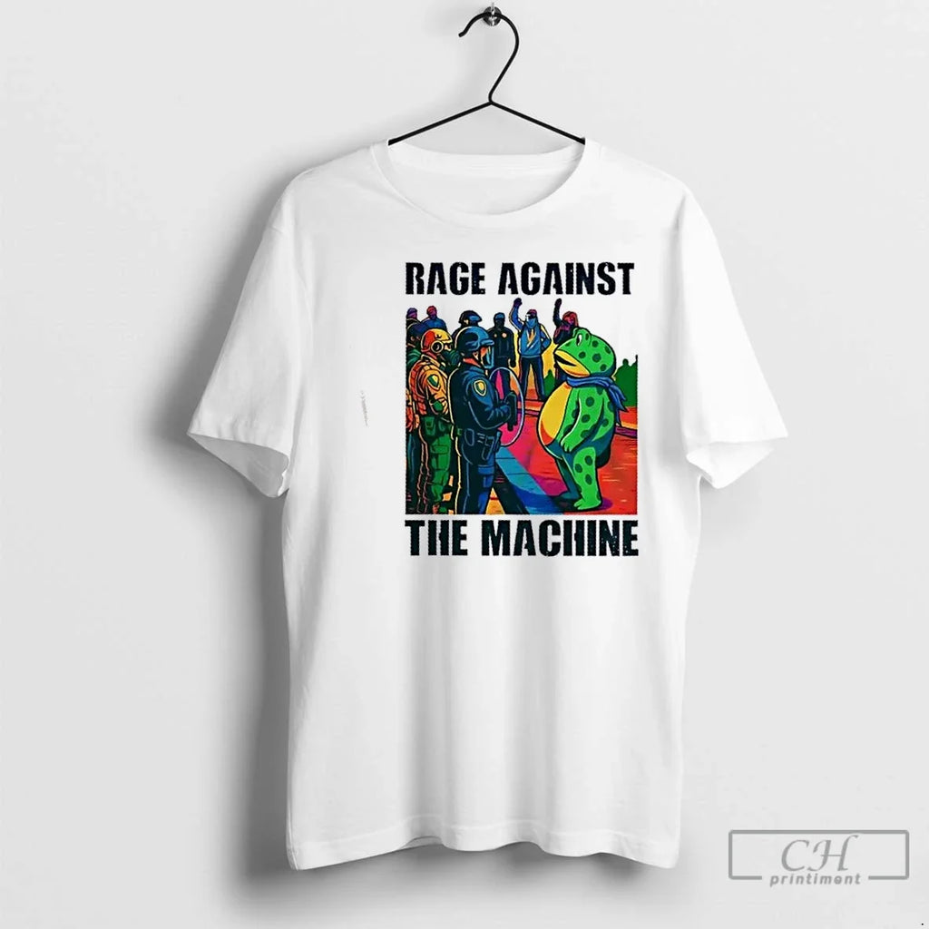 Premium Portland Frog Anti Ice Rage Against The - Adult & Kids T-Shirts, Sweatshirts & Hoodies apparel design preview 1