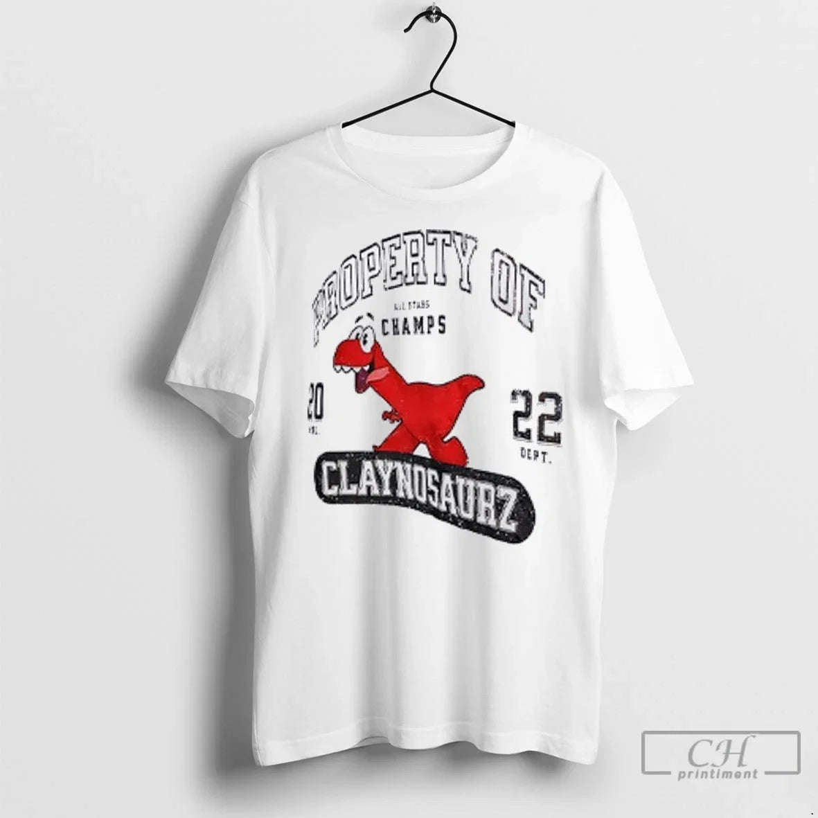 Premium Property Of Claynosaurz All Stars Champs - Adult & Kids T-Shirts, Sweatshirts & Hoodies apparel design preview 1