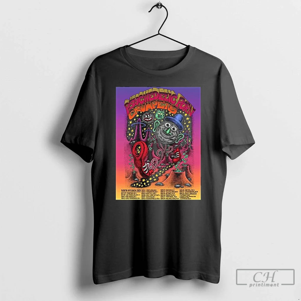 Premium Psychedelic Porn Crumpets North America - Adult & Kids T-Shirts, Sweatshirts & Hoodies apparel design preview 1