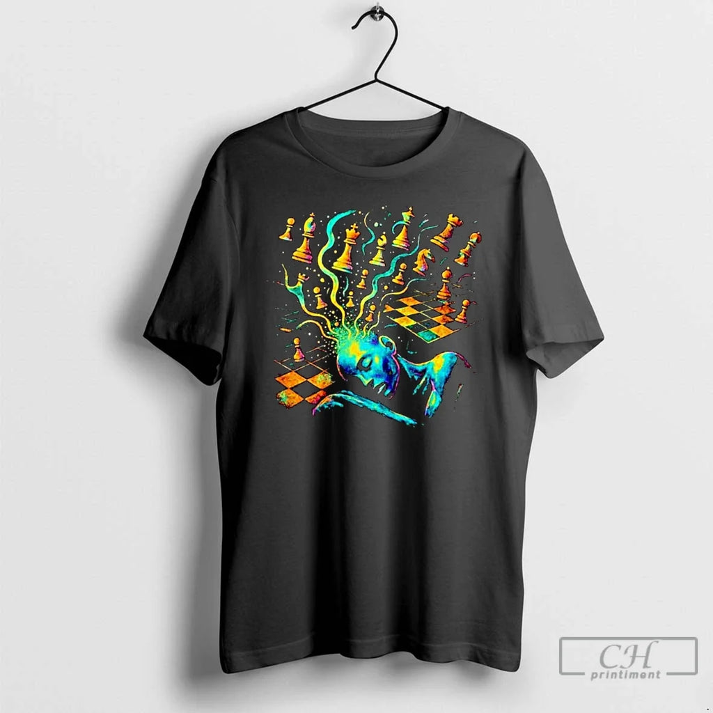 Premium Psychedelic Chess Dream Ornaments - Adult & Kids T-Shirts, Sweatshirts & Hoodies apparel design preview 1