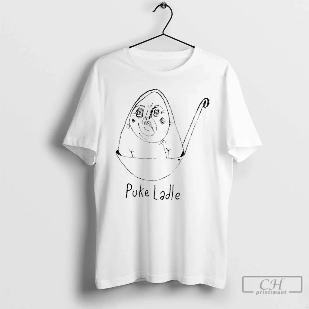 Premium Puke Ladle A Grotesque Face - Adult & Kids T-Shirts, Sweatshirts & Hoodies apparel design preview 1