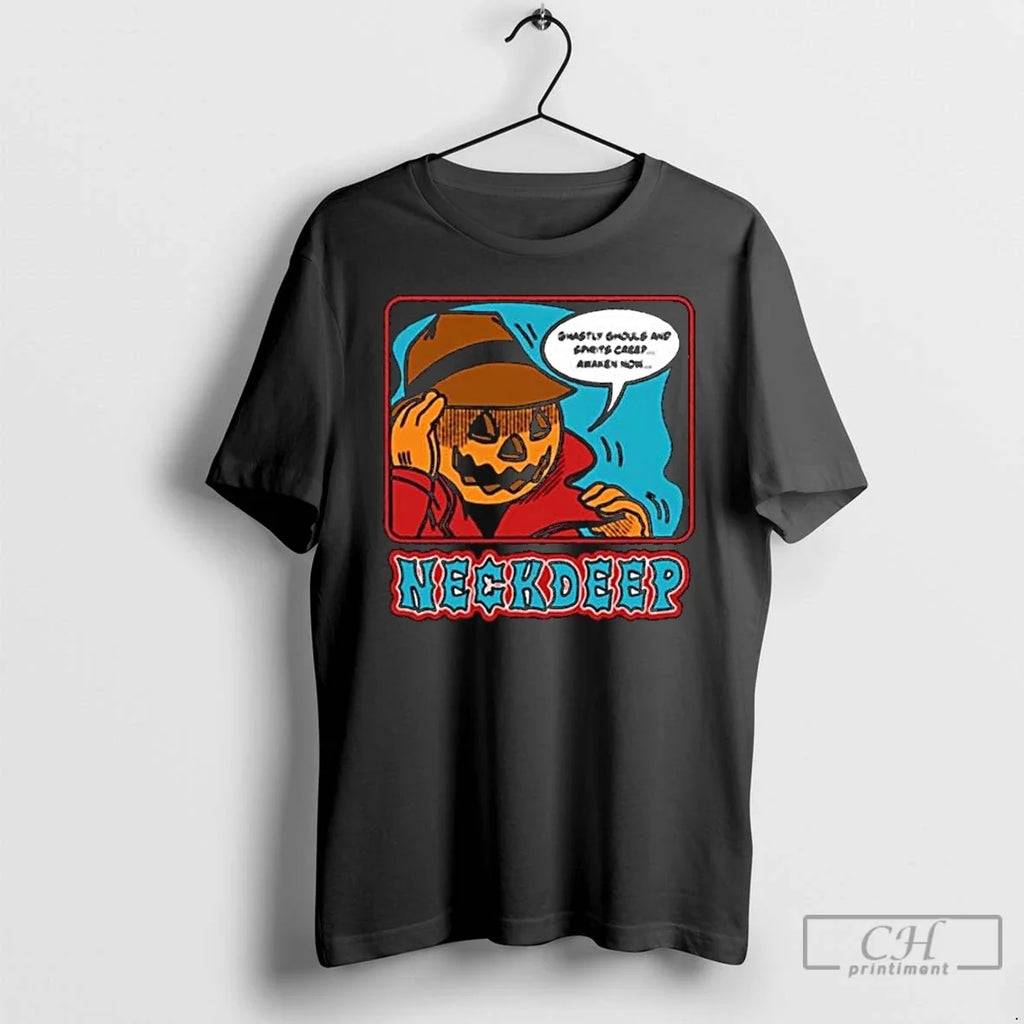 Premium Pumpkin Guy Neck Deep Long Sleve - Adult & Kids T-Shirts, Sweatshirts & Hoodies apparel design preview 1