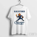 Premium Pumpkin Player Blue October Chicago Cubs - Adult & Kids T-Shirts, Sweatshirts & Hoodies apparel design preview 1