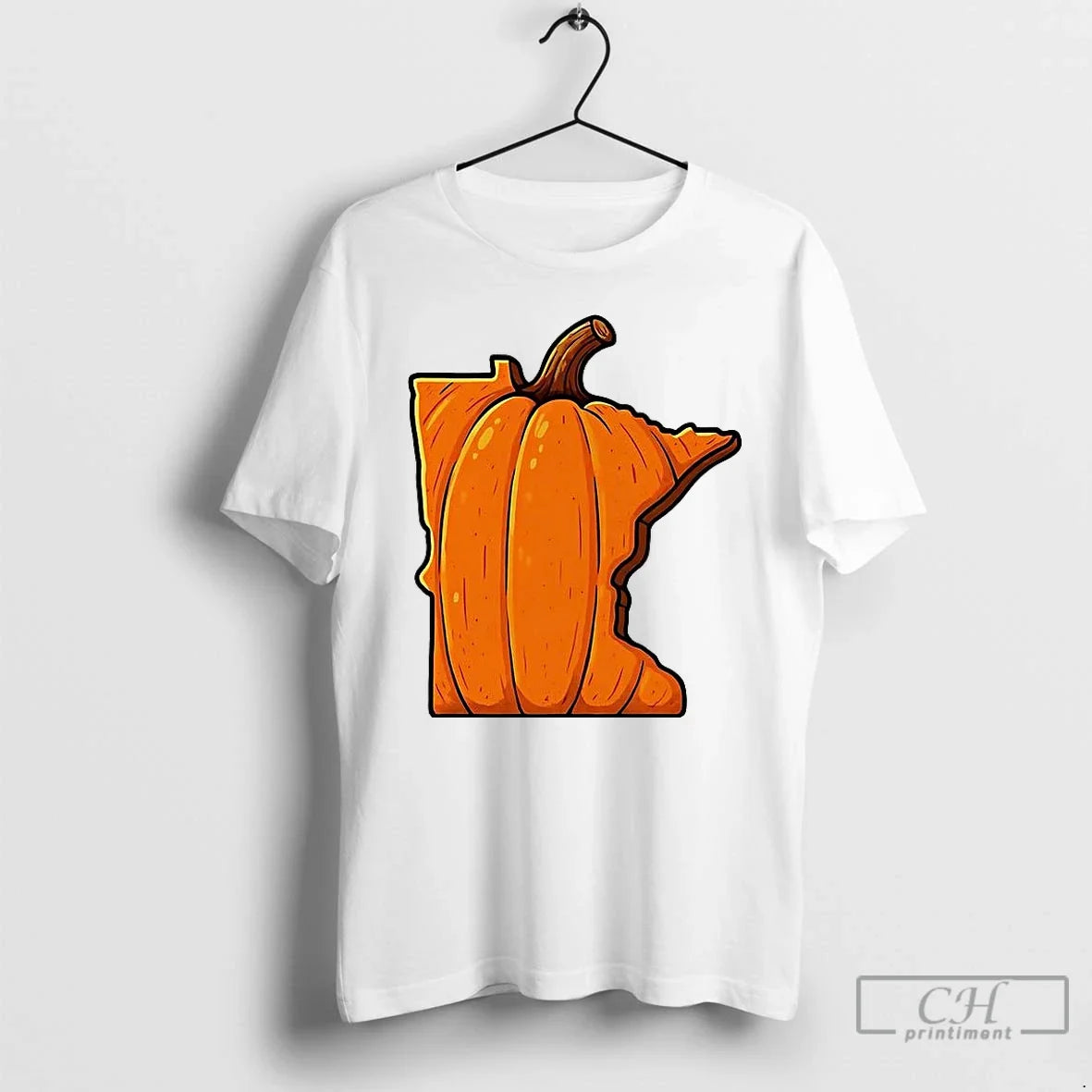 Premium Pumpkin Arrange Minnesota State Halloween - Adult & Kids T-Shirts, Sweatshirts & Hoodies apparel design preview 1
