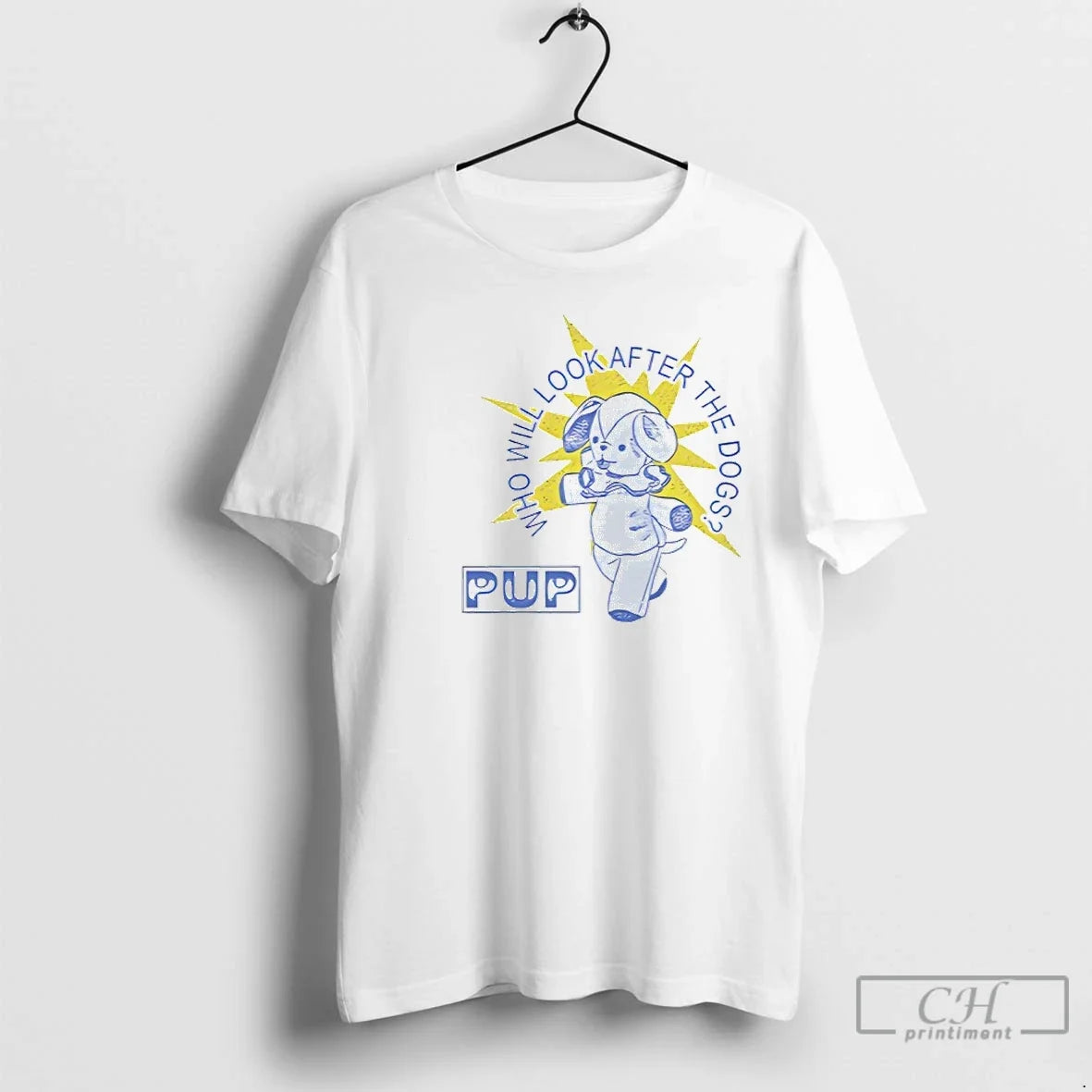 Premium Pup The Band Dog Star Who Will Look After - Adult & Kids T-Shirts, Sweatshirts & Hoodies apparel design preview 1
