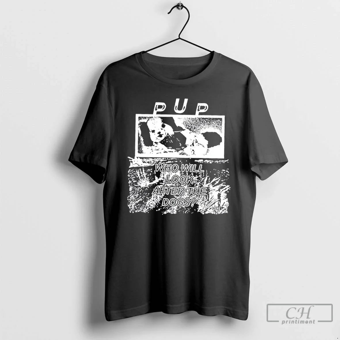 Premium Pup Who Will Look After The Dogs - Adult & Kids T-Shirts, Sweatshirts & Hoodies apparel design preview 1