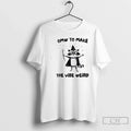 Premium Raccoon Wizard Omw To Make The Vibe Weird - Adult & Kids T-Shirts, Sweatshirts & Hoodies apparel design preview 1