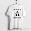 Premium Raccoon Wizard Hocus Pocus I Cant Focus - Adult & Kids T-Shirts, Sweatshirts & Hoodies apparel design preview 1