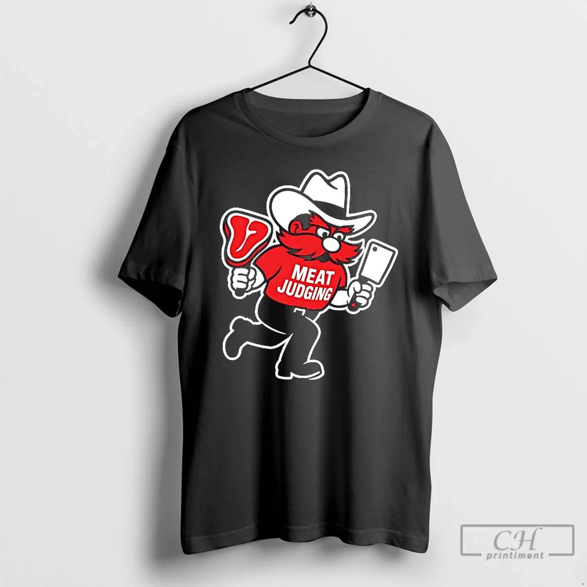 Premium Raider Red Meat Judging - Adult & Kids T-Shirts, Sweatshirts & Hoodies apparel design preview 1