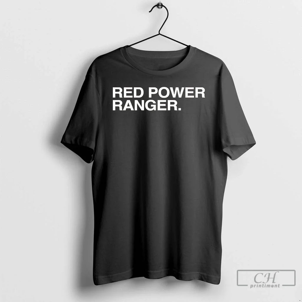 Premium Red Power Ranger - Adult & Kids T-Shirts, Sweatshirts & Hoodies apparel design preview 1
