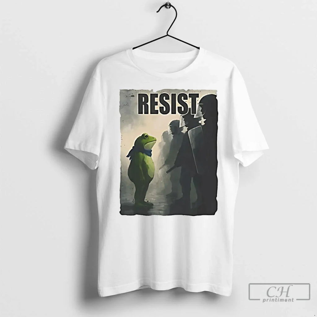 Premium Resist Portland Frog Protest - Adult & Kids T-Shirts, Sweatshirts & Hoodies apparel design preview 1