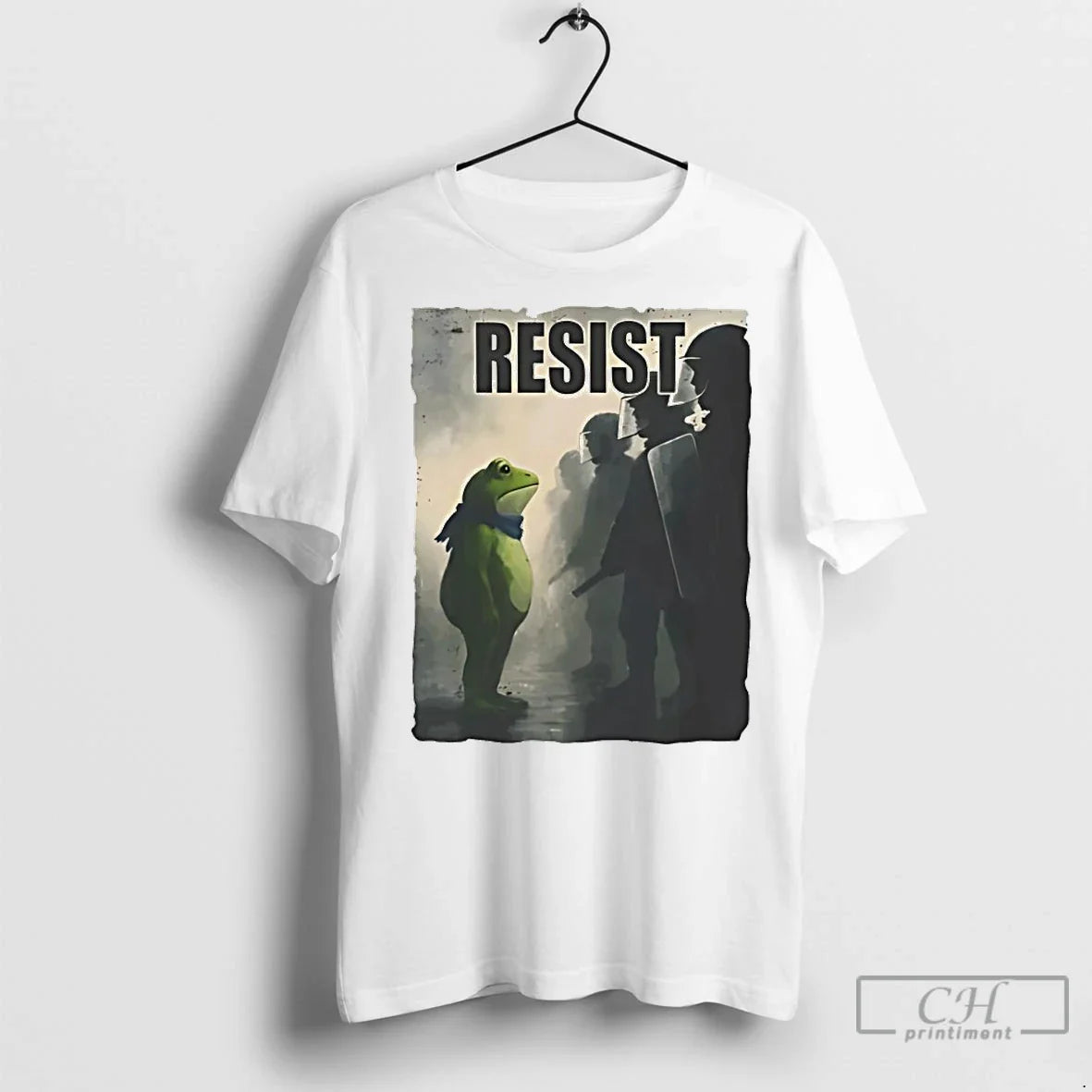 Premium Resist Portland Frog Protest - Adult & Kids T-Shirts, Sweatshirts & Hoodies apparel design preview 1