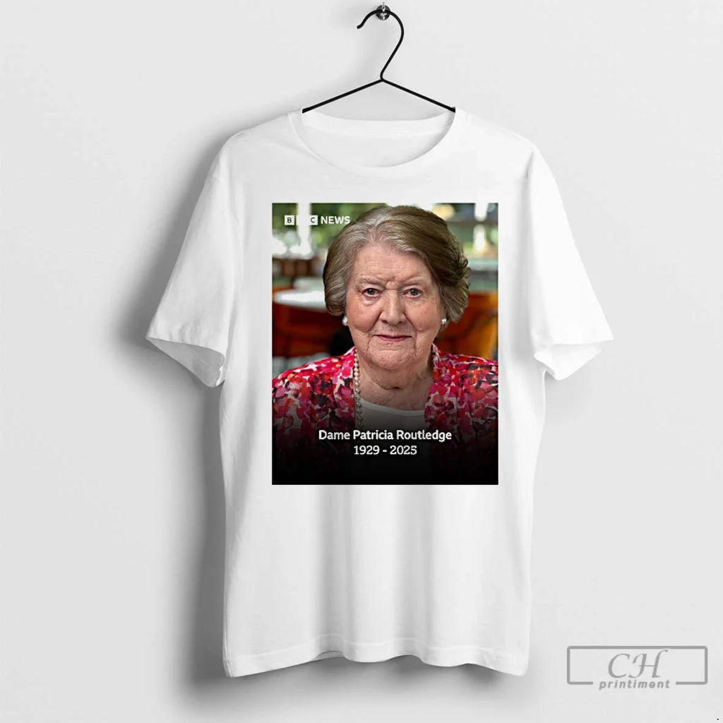 Premium Rest In Peace Actress Dame Patricia Routledge - Adult & Kids T-Shirts, Sweatshirts & Hoodies apparel design preview 1