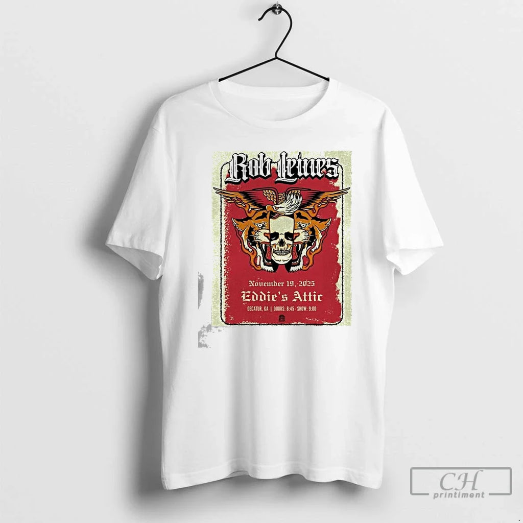 Premium Rob Leines Eddies Attic November 19 2025 - Adult & Kids T-Shirts, Sweatshirts & Hoodies apparel design preview 1