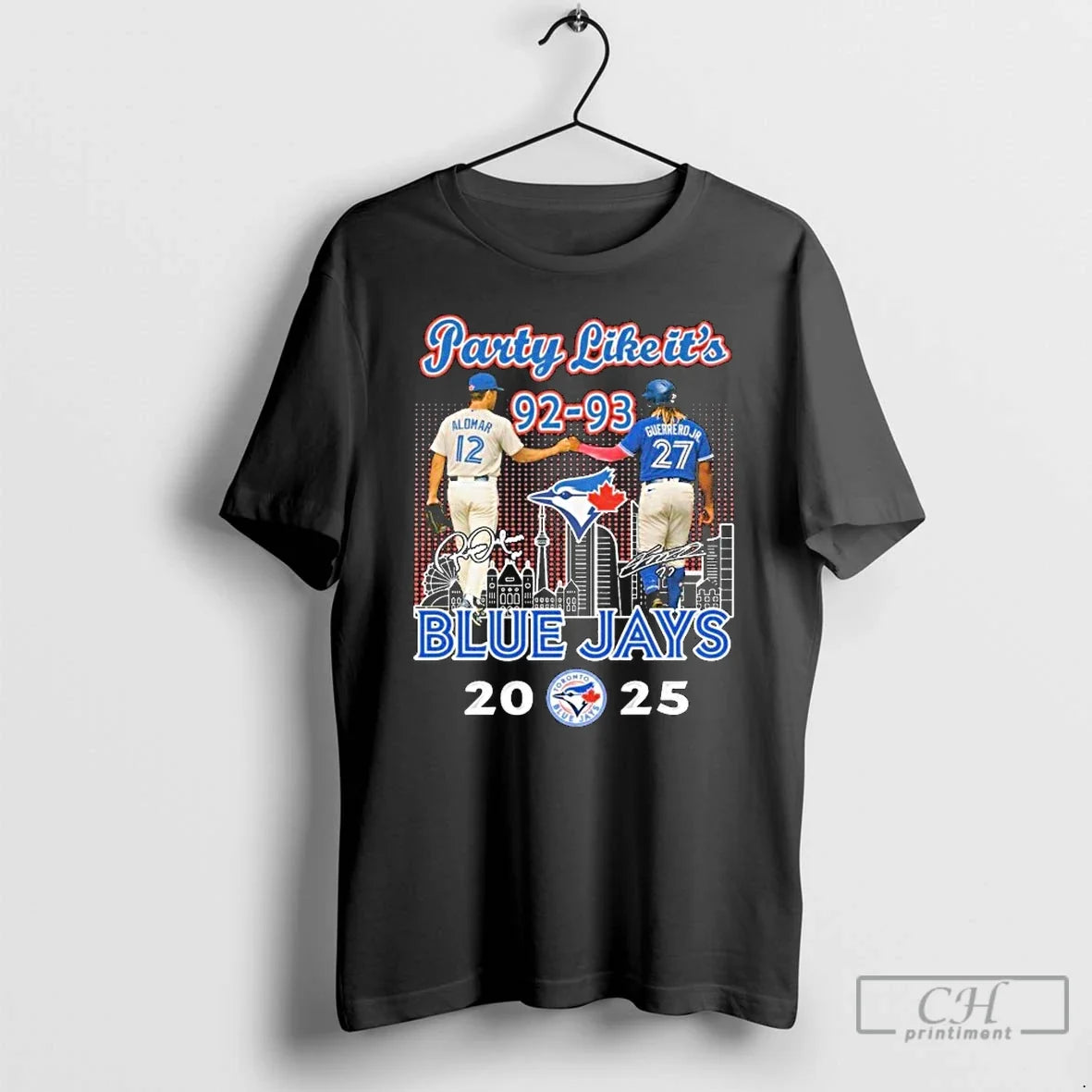 Premium Roberto Alomar And Vladimir Guerrero Jr - Adult & Kids T-Shirts, Sweatshirts & Hoodies apparel design preview 1