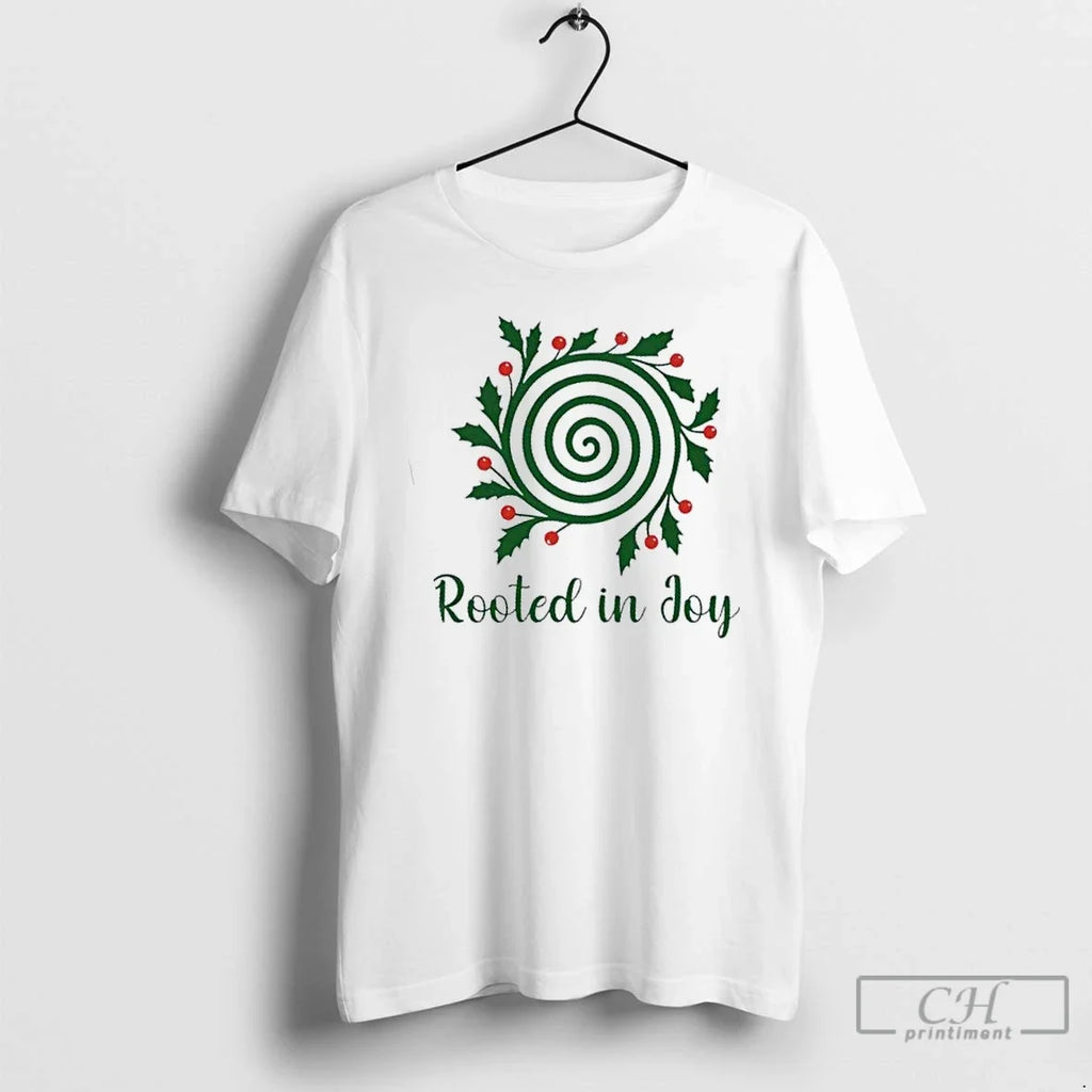 Premium Rooted In Joy Christmas - Adult & Kids T-Shirts, Sweatshirts & Hoodies apparel design preview 1
