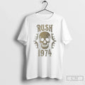 Premium Rush Summer Skull 1974 - Adult & Kids T-Shirts, Sweatshirts & Hoodies apparel design preview 1