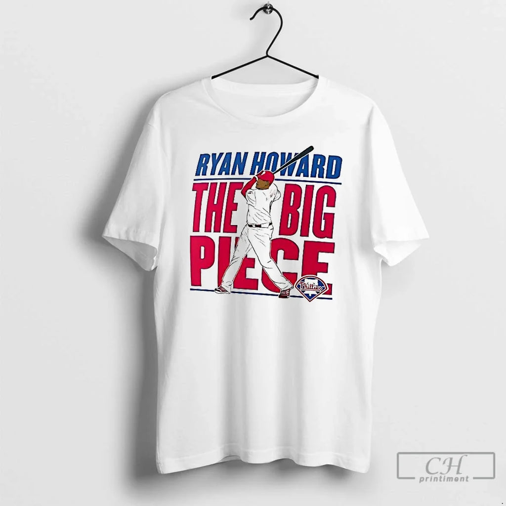 Premium Ryan Howard Philadelphia Phillies Cooperstown - Adult & Kids T-Shirts, Sweatshirts & Hoodies apparel design preview 1