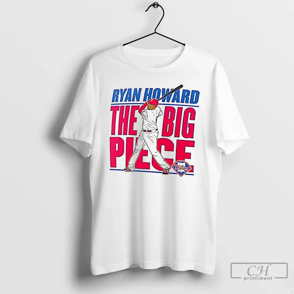 Premium Ryan Howard Philadelphia Phillies Baseball - Adult & Kids T-Shirts, Sweatshirts & Hoodies apparel design preview 1