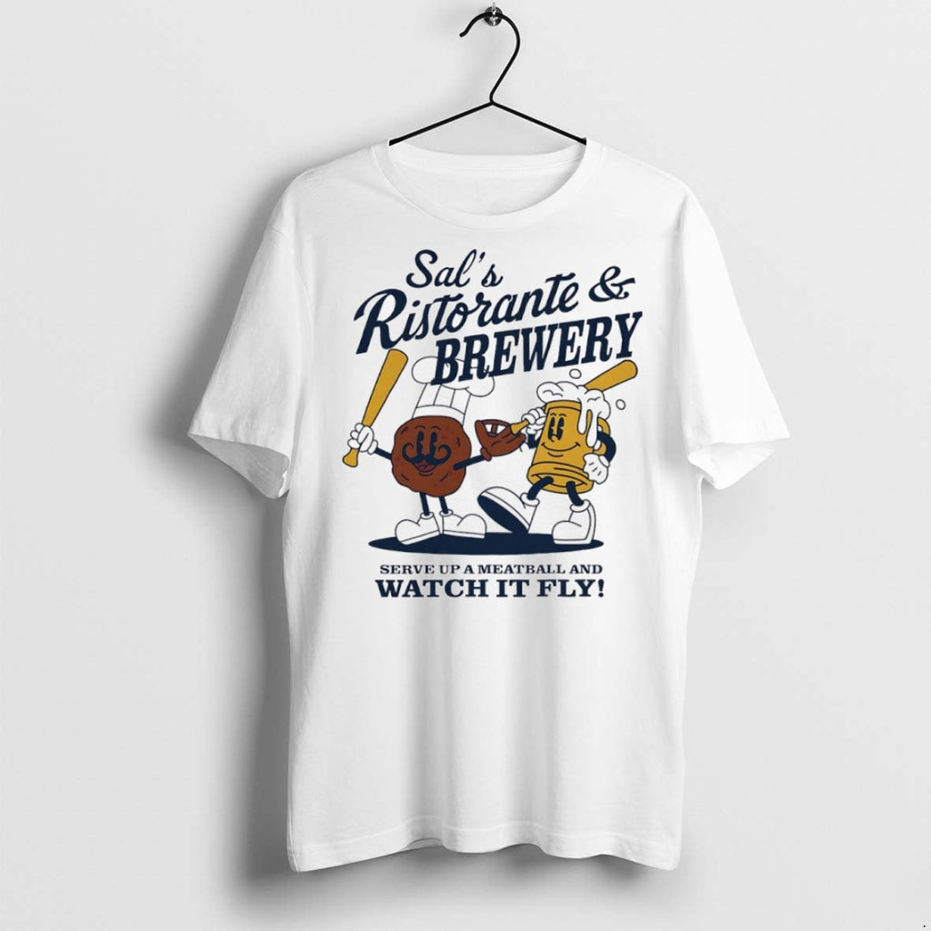Premium Sal Frelick Milwaukee Brewers Sals Ristorante - Adult & Kids T-Shirts, Sweatshirts & Hoodies apparel design preview 1