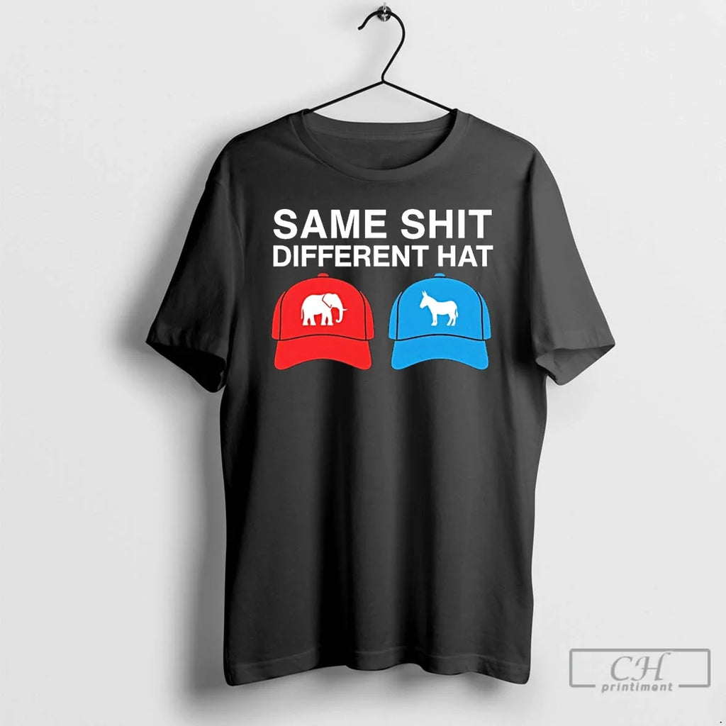 Premium Same Shit Different Hat Republicans Vs - Adult & Kids T-Shirts, Sweatshirts & Hoodies apparel design preview 1