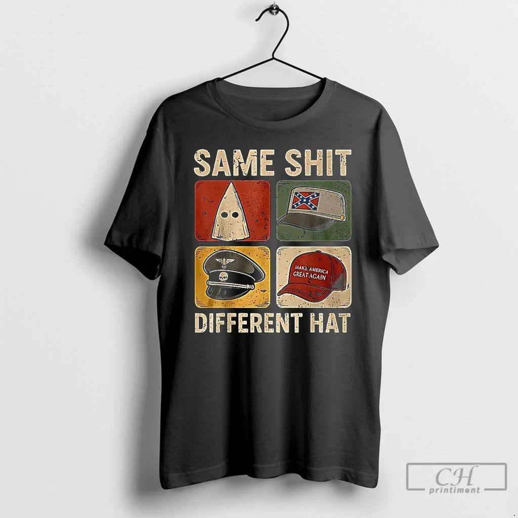 Premium Same Shit Different Hat Retro 2025 - Adult & Kids T-Shirts, Sweatshirts & Hoodies apparel design preview 1