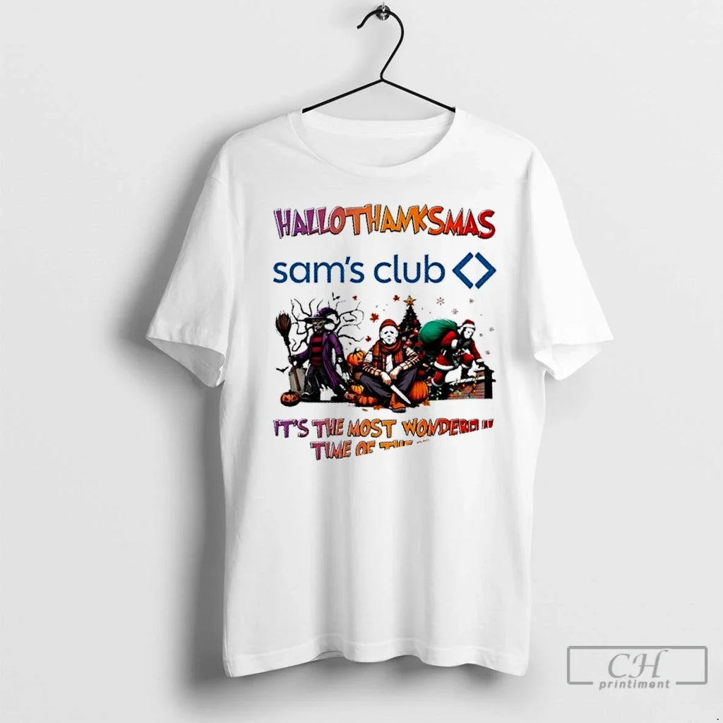 Premium Sams Club X Horror Movies Happy - Adult & Kids T-Shirts, Sweatshirts & Hoodies apparel design preview 1