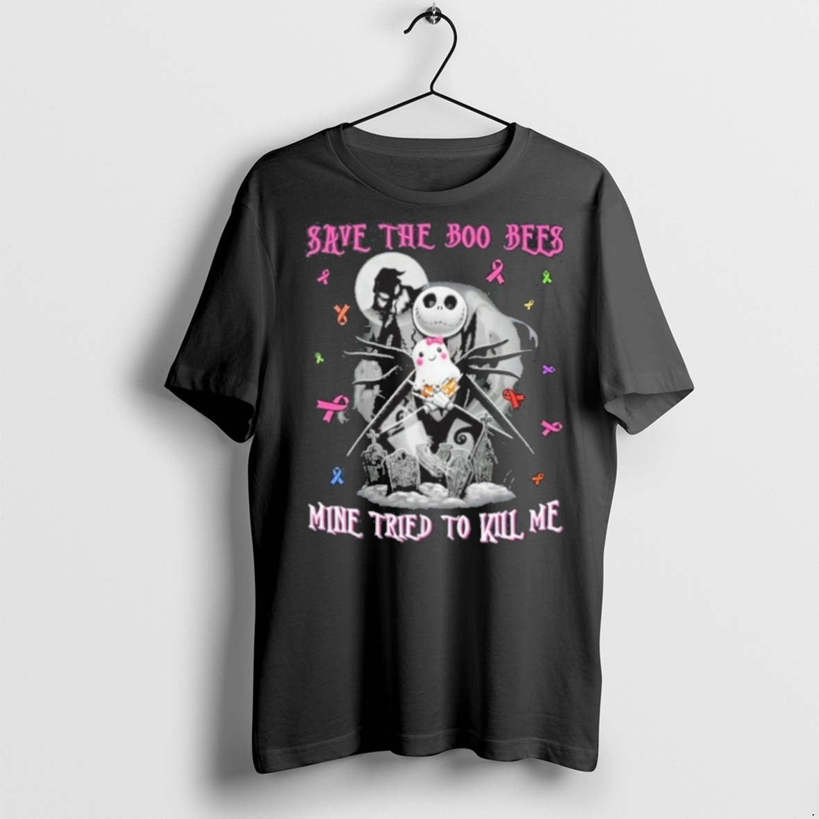 Premium Save The Boo Bees Mine Tried To Kill Me - Adult & Kids T-Shirts, Sweatshirts & Hoodies apparel design preview 1
