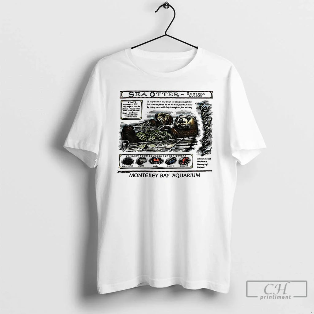 Premium Sea Otter Monterey Bay Aquarium - Adult & Kids T-Shirts, Sweatshirts & Hoodies apparel design preview 1