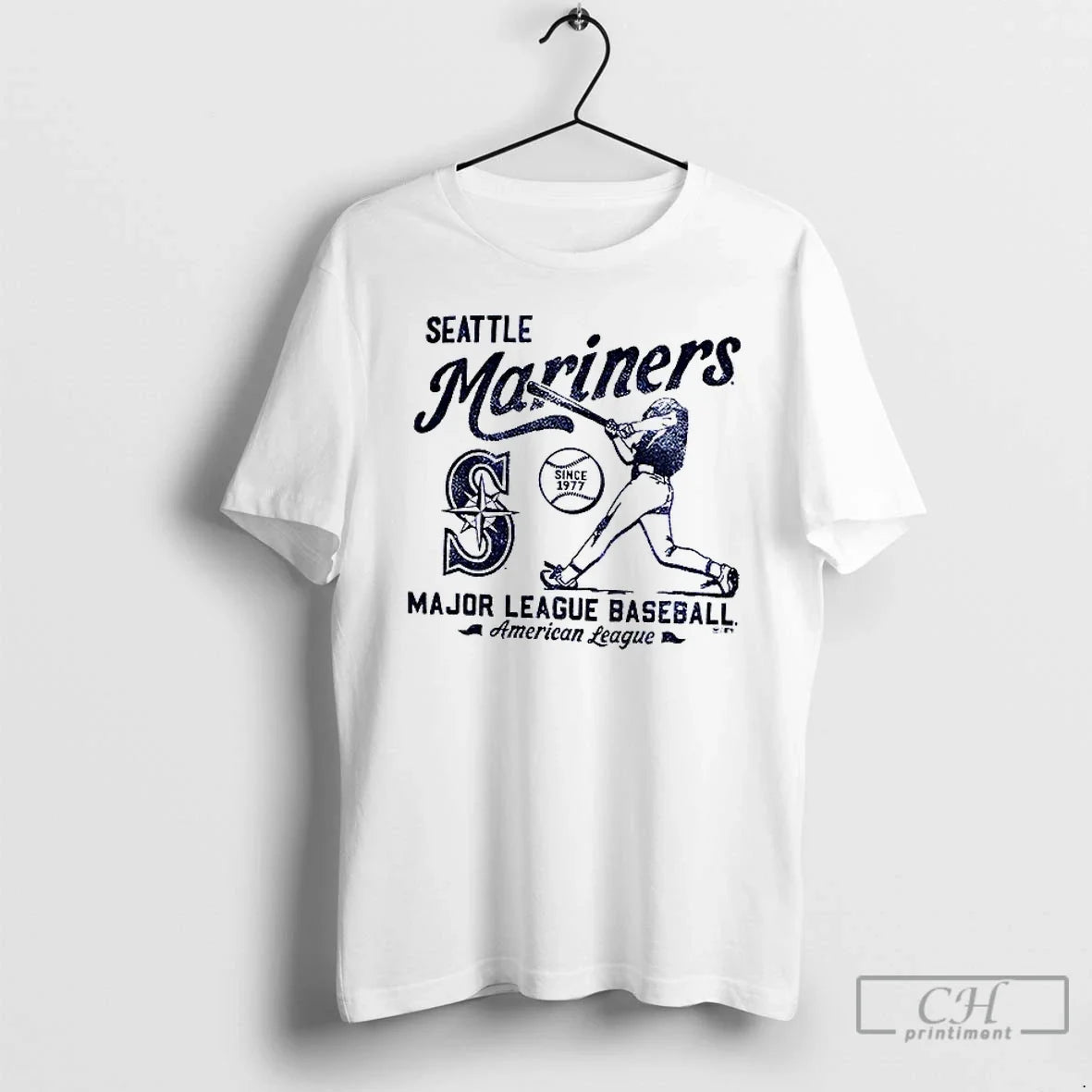 Premium Seattle Mariners Since 1977 Major League - Adult & Kids T-Shirts, Sweatshirts & Hoodies apparel design preview 1