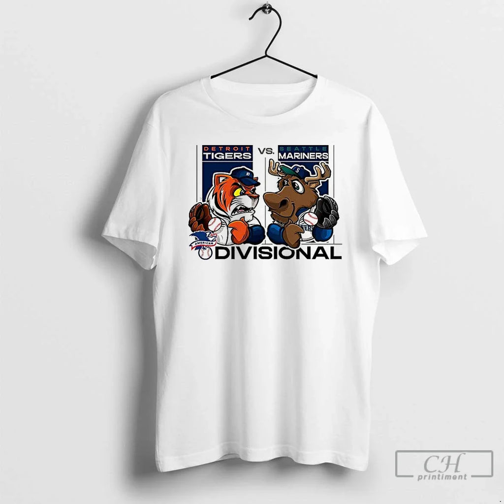 Premium Seattle Mariners Vs Detroit Tigers American - Adult & Kids T-Shirts, Sweatshirts & Hoodies apparel design preview 1