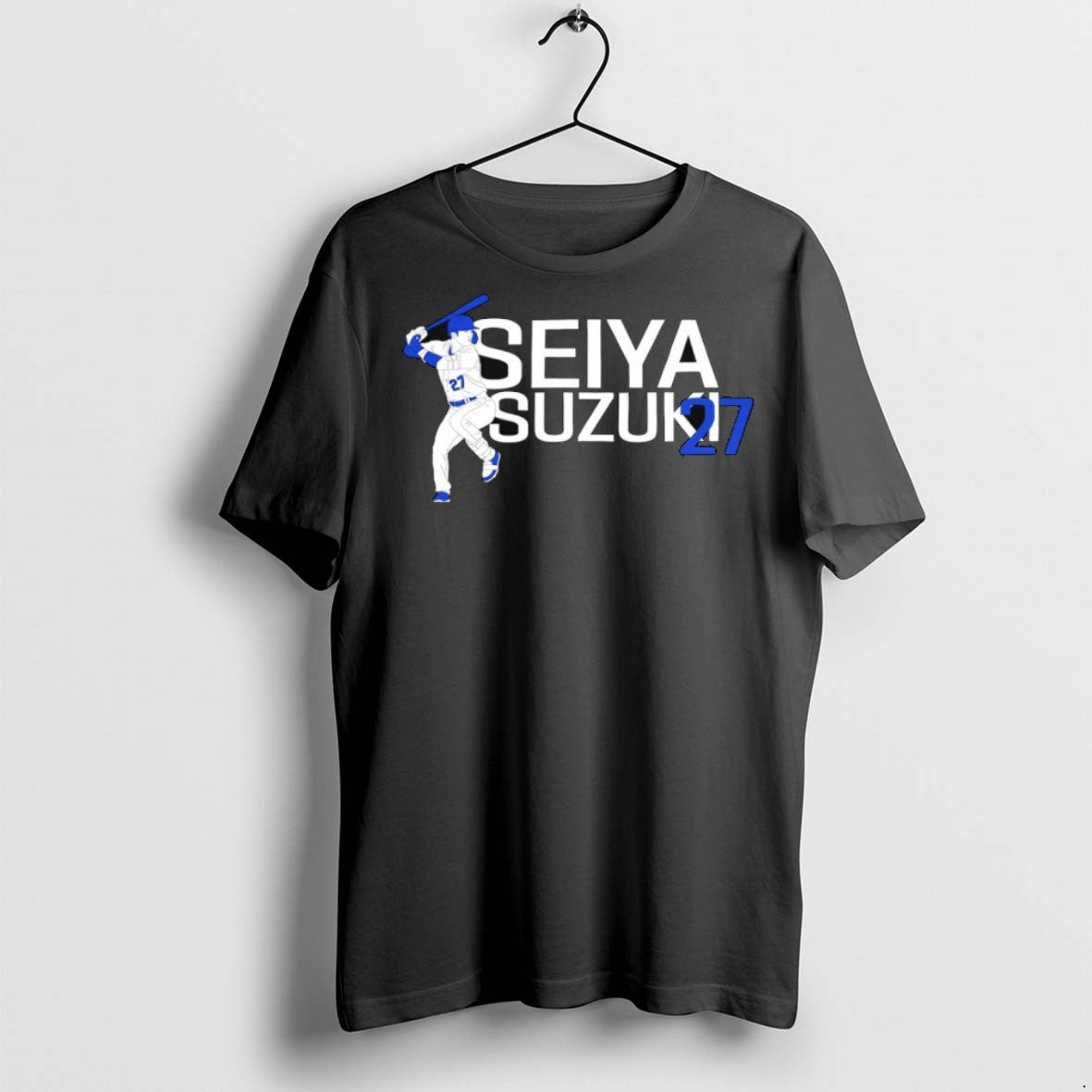 Premium Seiya Suzuki 27 Chicago Cubs - Adult & Kids T-Shirts, Sweatshirts & Hoodies apparel design preview 1