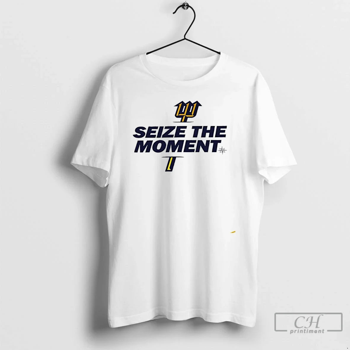 Premium Seize The Moment Trident Seattle Mariners - Adult & Kids T-Shirts, Sweatshirts & Hoodies apparel design preview 1
