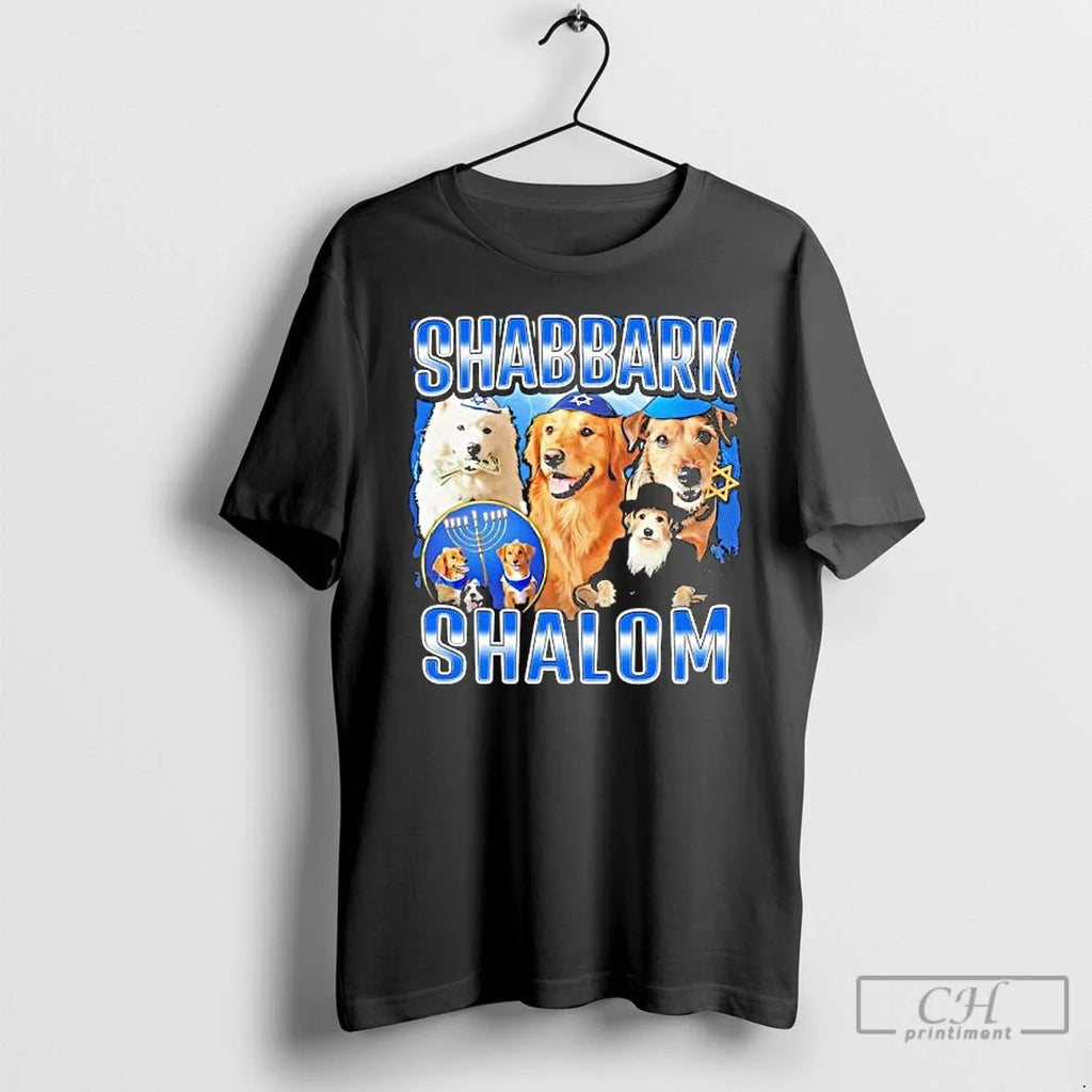 Premium Shabbark Shalom Dogs Graphic - Adult & Kids T-Shirts, Sweatshirts & Hoodies apparel design preview 1