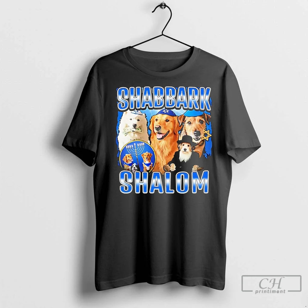 Premium Shabbark Shalom Jewish Hanukkah - Adult & Kids T-Shirts, Sweatshirts & Hoodies apparel design preview 1