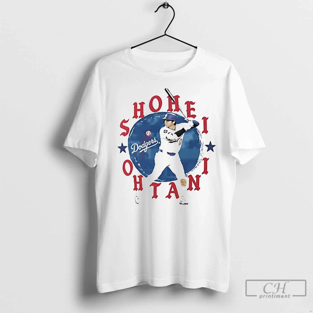 Premium Shohei Ohtani Batting Los Angeles Dodgers - Adult & Kids T-Shirts, Sweatshirts & Hoodies apparel design preview 1