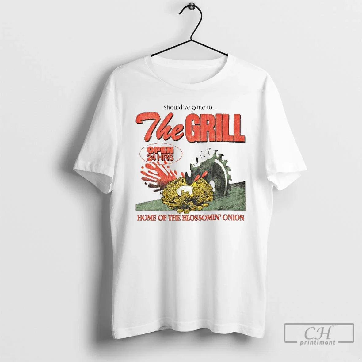 Premium Shouldve Gone To The Grill Home Of Bloomin - Adult & Kids T-Shirts, Sweatshirts & Hoodies apparel design preview 1