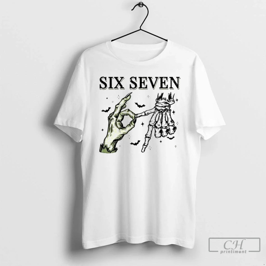 Premium Six Seven 6 7 Halloween - Adult & Kids T-Shirts, Sweatshirts & Hoodies apparel design preview 1