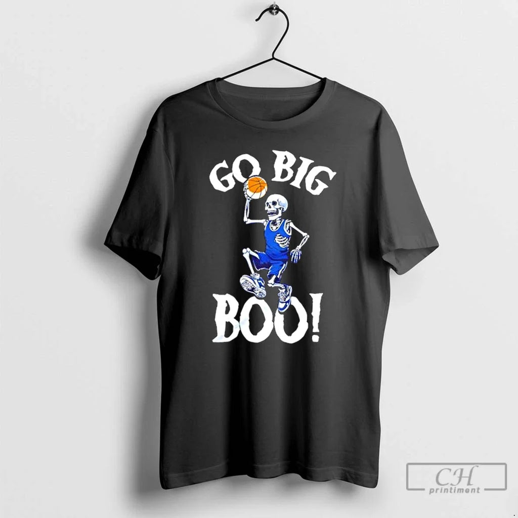 Premium Skeleton Duke Basketball The Go Big Boo - Adult & Kids T-Shirts, Sweatshirts & Hoodies apparel design preview 1
